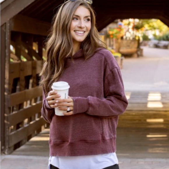 Grace & Lace Tops - Grace & Lace Vintage Washed Fleece Hoodie in Size L in EUC